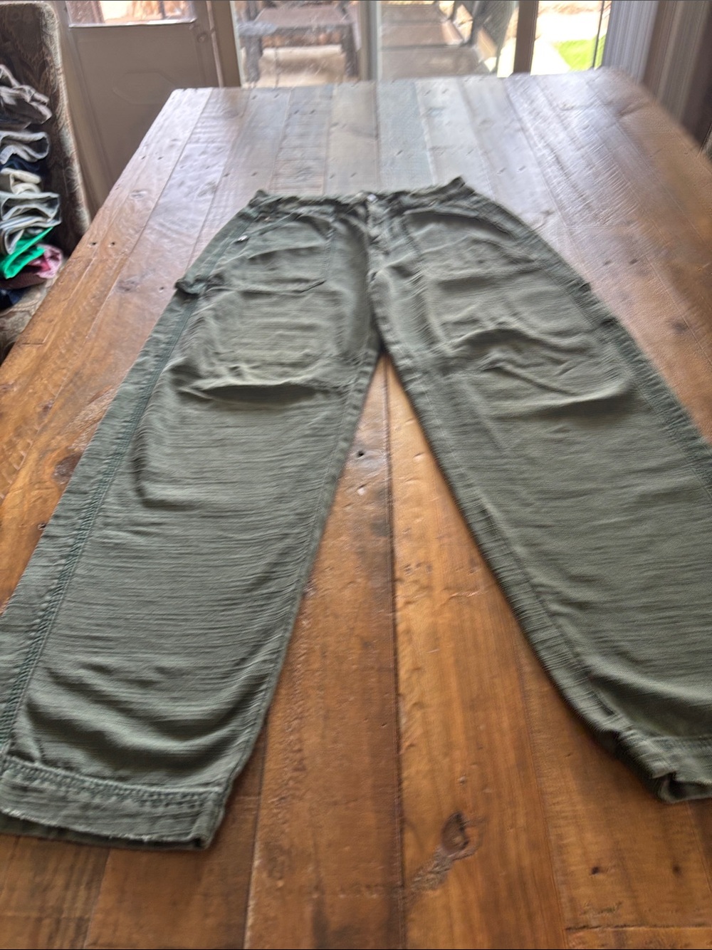 Free People Olive Green Casual Pants
